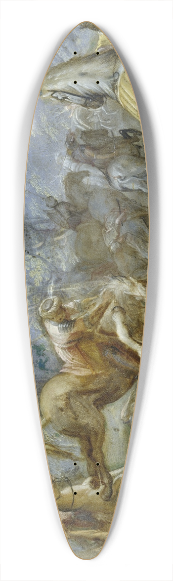 Adam Elsheimer - The Conversion of Saint Paul 39.3 inch art pintail longboard deck
