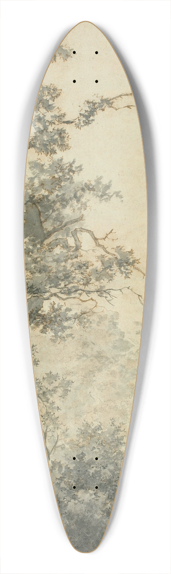 Adam Pynacker - Landschaft mit Baum 39.3 inch art pintail longboard deck