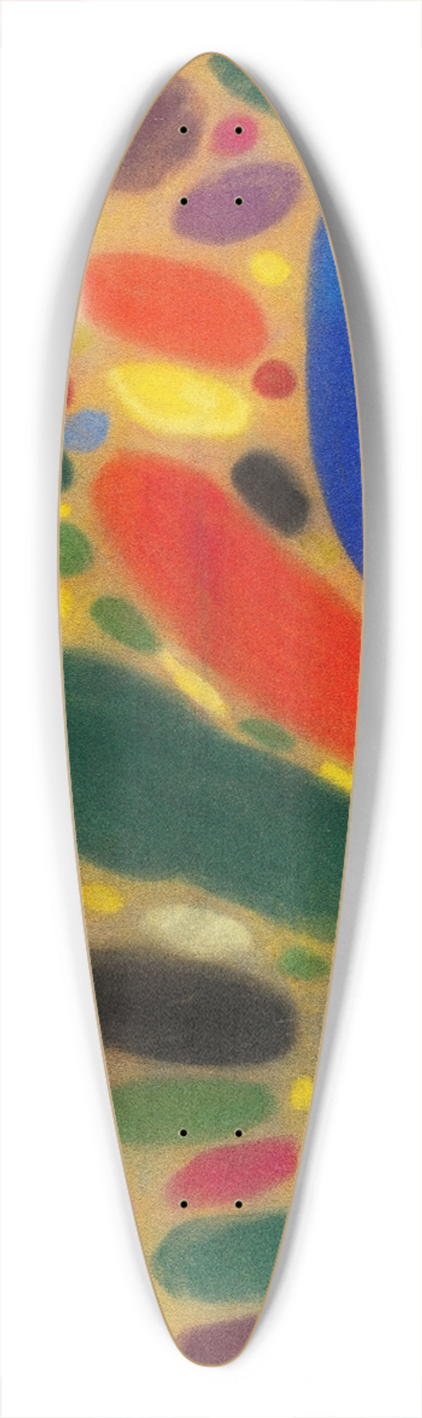 Adolf Hlzel - Farbkomposition mit Rund- und Ovalformen 39.3 inch art pintail longboard deck