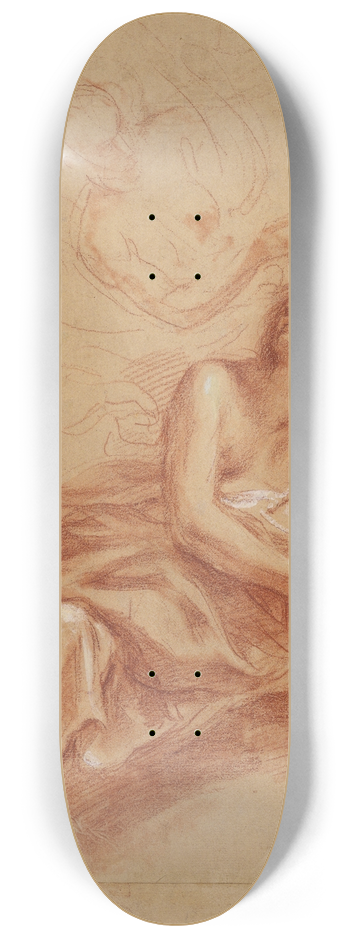 Baldassarre Franceschini - Truth Illuminating Human Blindness 8.25 inch art skate deck