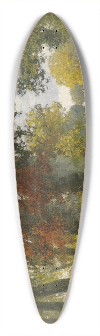 Adolf Kaufmann - Waldlichtung mit Reisigsammlern 39.3 inch art pintail longboard deck