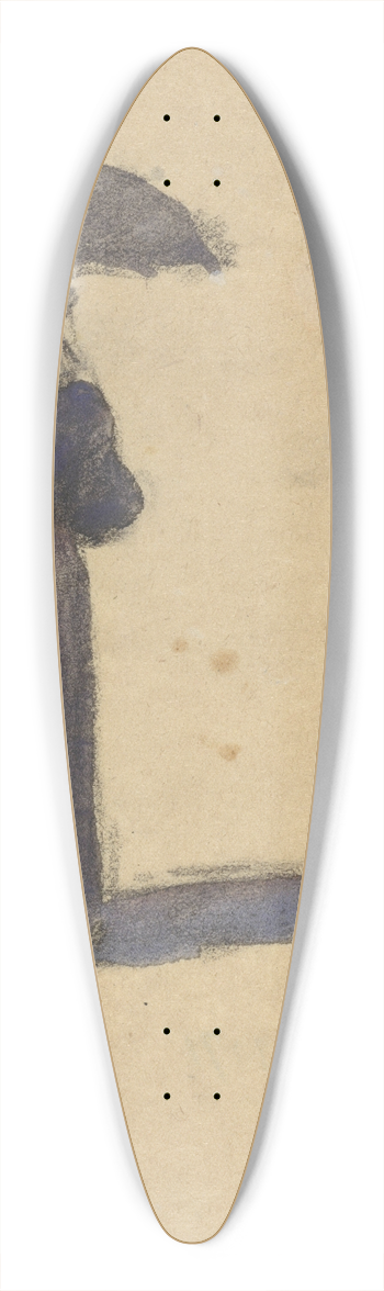 Adolf le Comte - Oude man, en profil 39.3 inch art pintail longboard deck