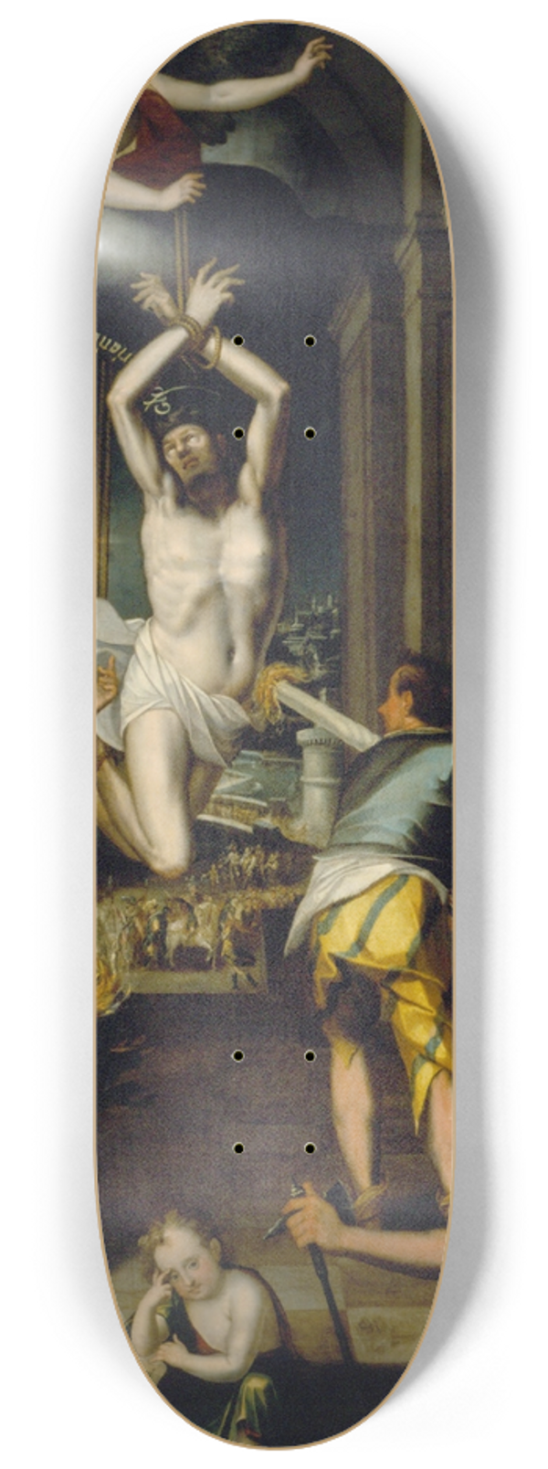 Baltasar de Echave Orio - The Martyrdom of Saint Pontianus 8.25 inch art skate deck