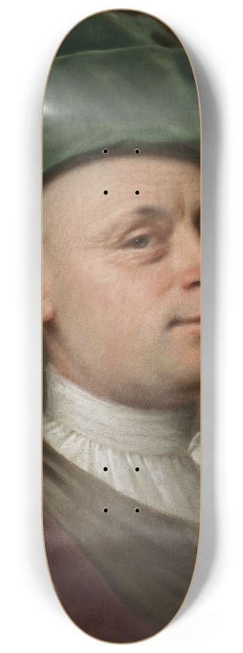 Balthasar Denner - Portrait of a man 8.25 inch art skate deck