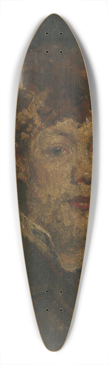 Adolphe Monticelli - Charles Faure 39.3 inch art pintail longboard deck