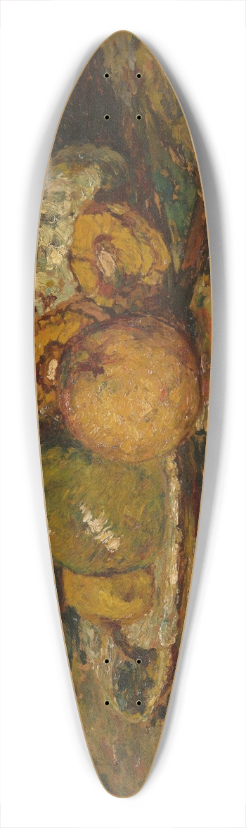 Adolphe Monticelli - Still Life With Fruit And Wine Jug 39.3 inch art pintail longboard deck