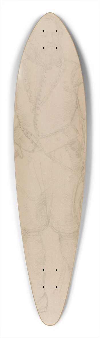 Adolph Tidemand - Hoffmann 39.3 inch art pintail longboard deck