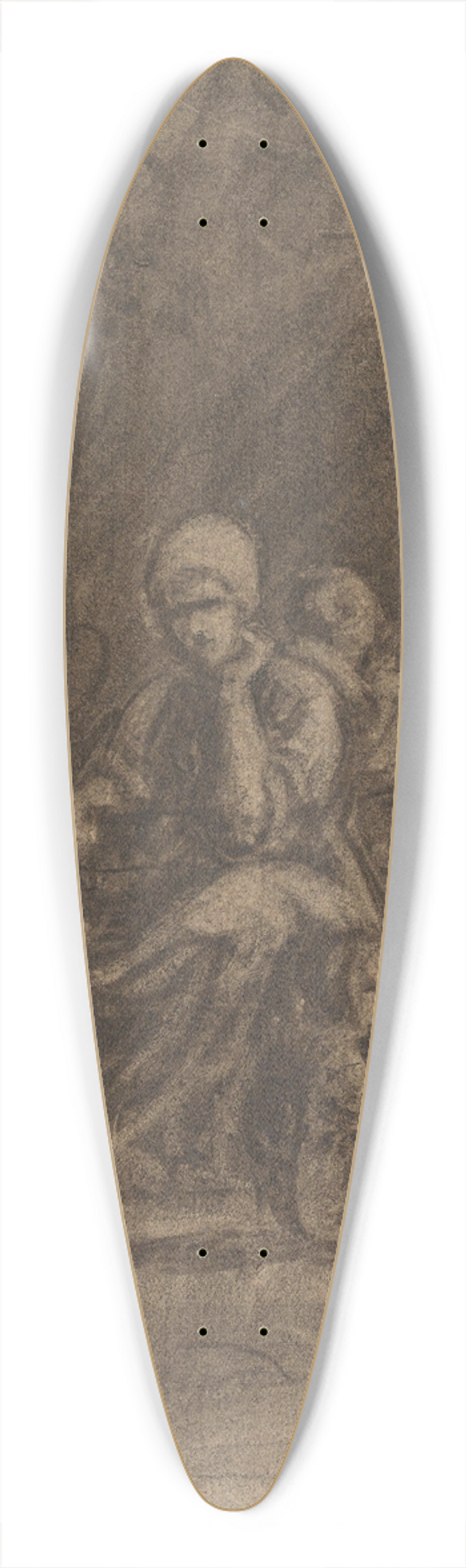 Adolph Tidemand - Kvinner med barn og krybbe 39.3 inch art pintail longboard deck