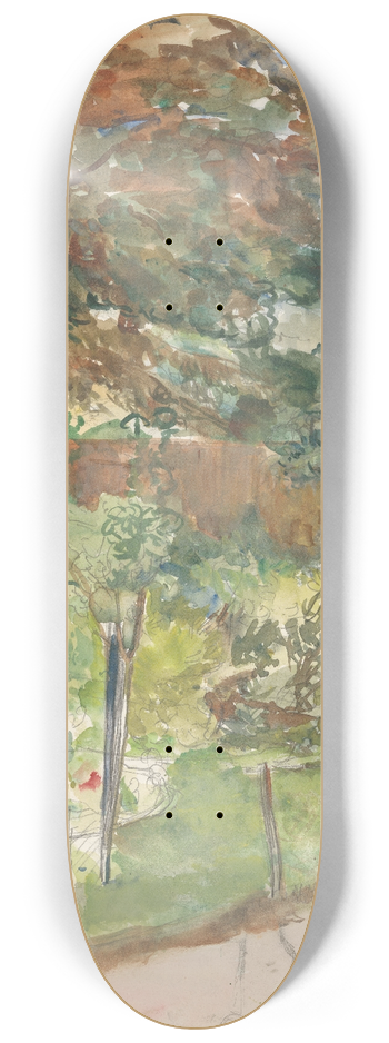 Barbara Elisabeth van Houten - Gezicht in tuin 8.25 inch art skate deck