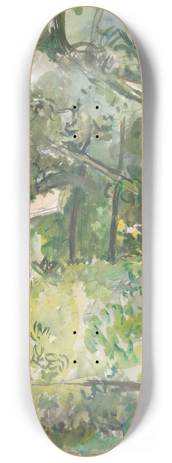 Barbara Elisabeth van Houten - Gezicht in tuin 8.25 inch art skate deck