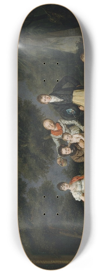 Barbara Krafft - Die Familie Wallner 8.25 inch art skate deck