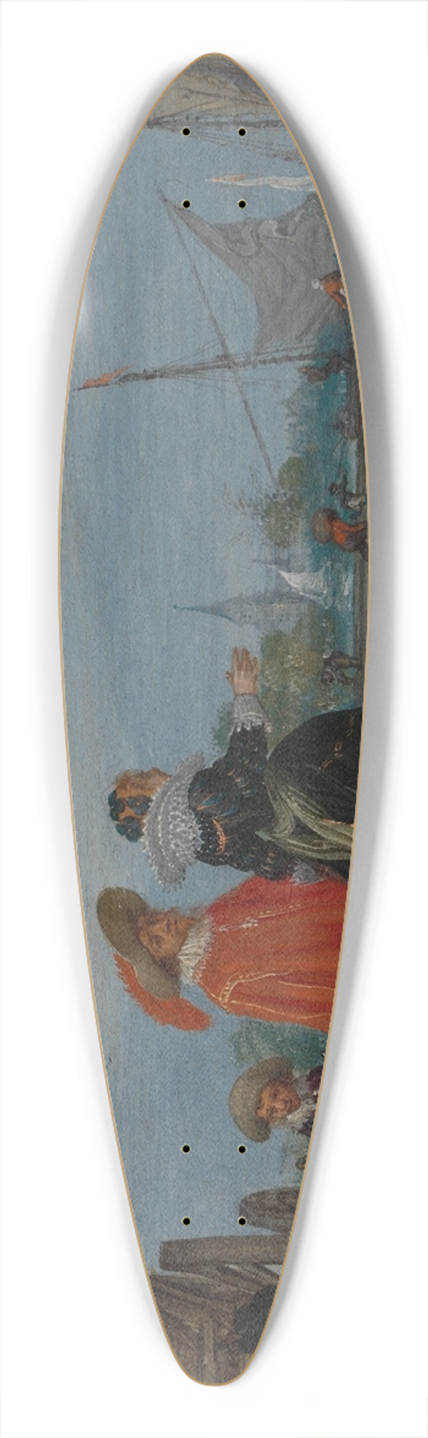 Adriaen Pietersz. Van De Venne - Autumn (Conversation) 39.3 inch art pintail longboard deck