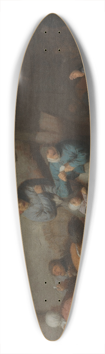 Adriaen van Ostade - Tavern Scene 39.3 inch art pintail longboard deck