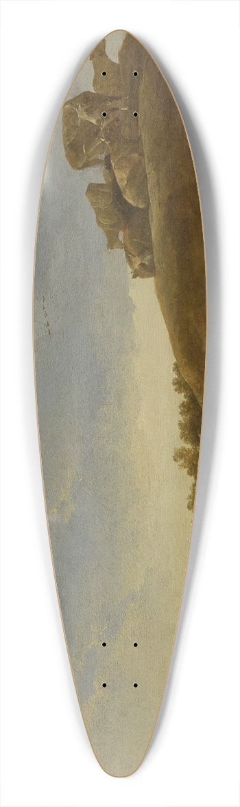 Aelbert Cuyp - Cattle in a Dutch Arcadian Landscape 39.3 inch art pintail longboard deck