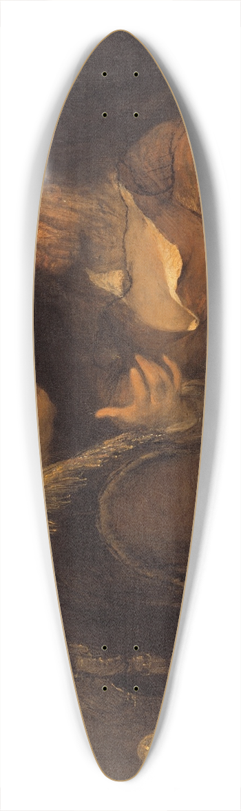 Aert de Gelder - Judah and Tamar 39.3 inch art pintail longboard deck