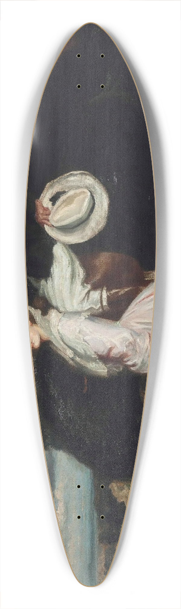 After Charles Wellington Furse - The return from the ride 39.3 inch art pintail longboard deck