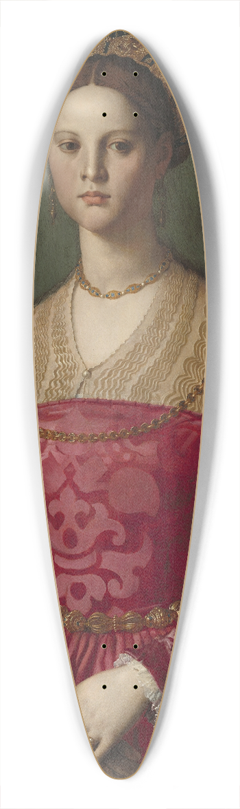 Agnolo Bronzino - A Young Woman and Her Little Boy 39.3 inch art pintail longboard deck