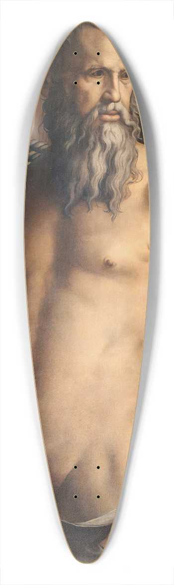 Agnolo Bronzino - Portrait Of Andrea Doria As Neptune 39.3 inch art pintail longboard deck