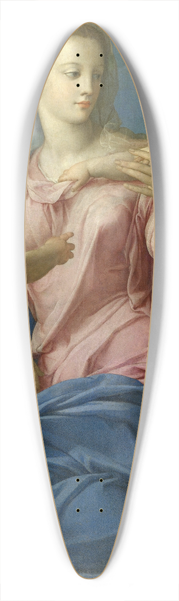 Agnolo Bronzino - The Holy Family with the Infant Saint John the Baptist 39.3 inch art pintail longboard deck