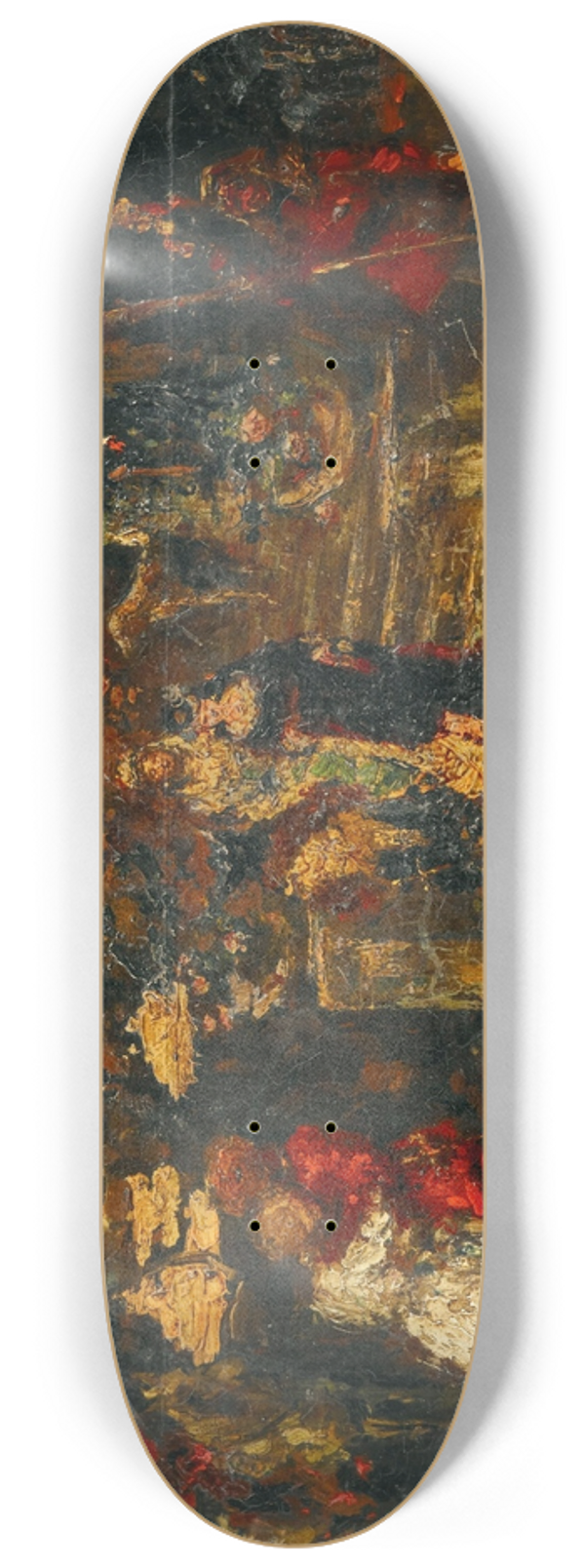 Adolphe Monticelli - The Farewell 8.25 inch art skate deck