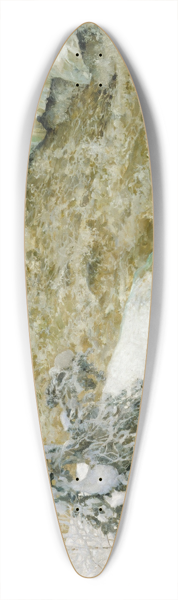 Akseli Gallen-Kallela - Imatra Falls in Snow ; Imatra in Winter 39.3 inch art pintail longboard deck