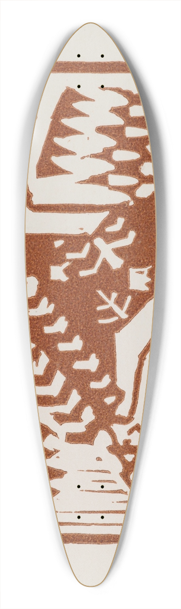 Akseli Gallen-Kallela - Koru-Kalevala, The Illustrated Kalevala, experiments for Poem I and II 39.3 inch art pintail longboard deck