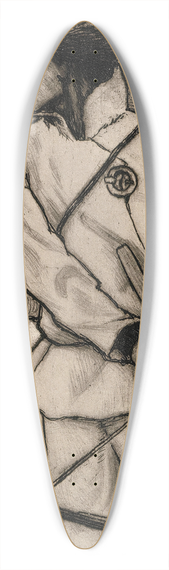 Akseli Gallen-Kallela - Vengeance of Joukahainen 39.3 inch art pintail longboard deck