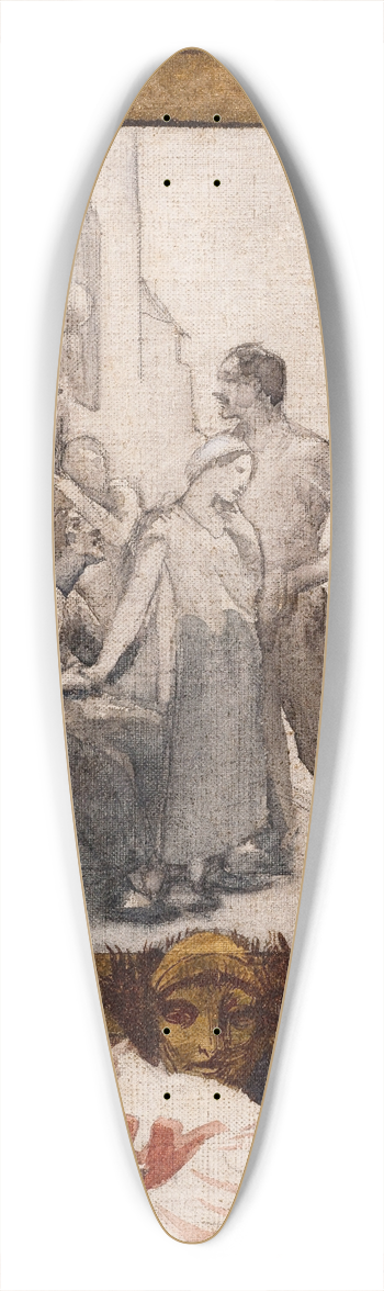 Albert Besnard - LEt 39.3 inch art pintail longboard deck