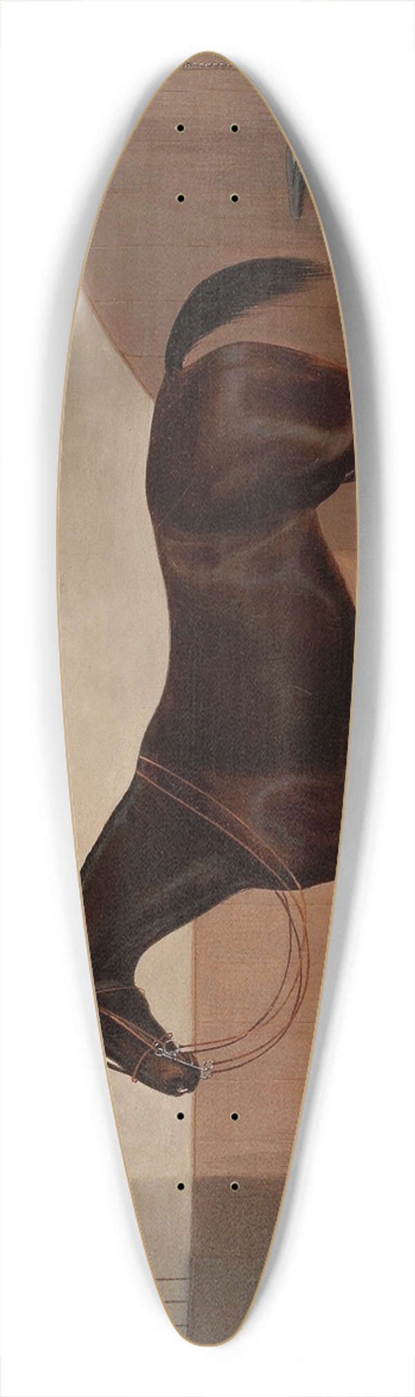 Albert Clark - Race Horse 39.3 inch art pintail longboard deck