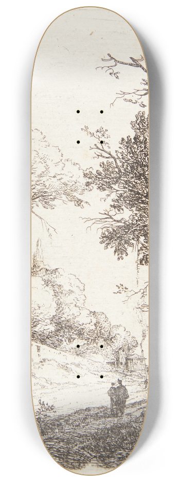 Bartholomeus Breenbergh - Del af Via Flaminia nr Rom 8.25 inch art skate deck