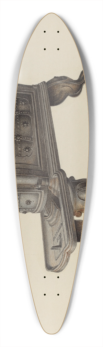 Albert Geuppert - Stove 39.3 inch art pintail longboard deck