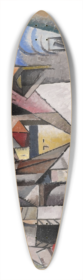 Albert Gleizes - Landscape 39.3 inch art pintail longboard deck