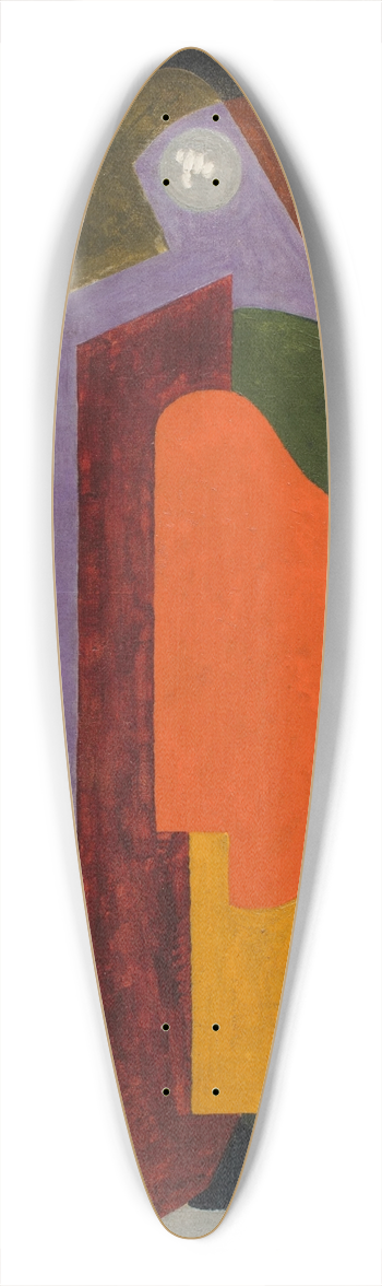 Albert Gleizes - Pome onirique 39.3 inch art pintail longboard deck