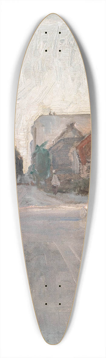 Albert Gottschalk - Gade. Udkanten af Kbenhavn 39.3 inch art pintail longboard deck