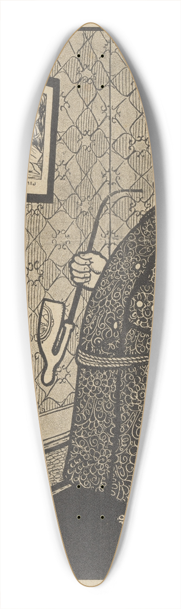Albert Hahn - De Notenkraker, 23 november 1907 ; Verjaardag-overpeinzing 39.3 inch art pintail longboard deck