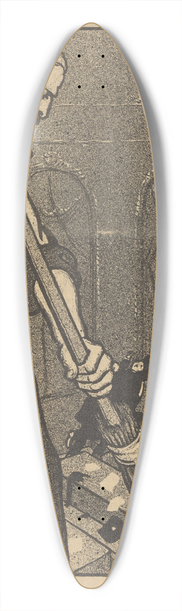 Albert Hahn - De Notenkraker, 25 mei 1907 ; De Oostenrijksche zege 39.3 inch art pintail longboard deck