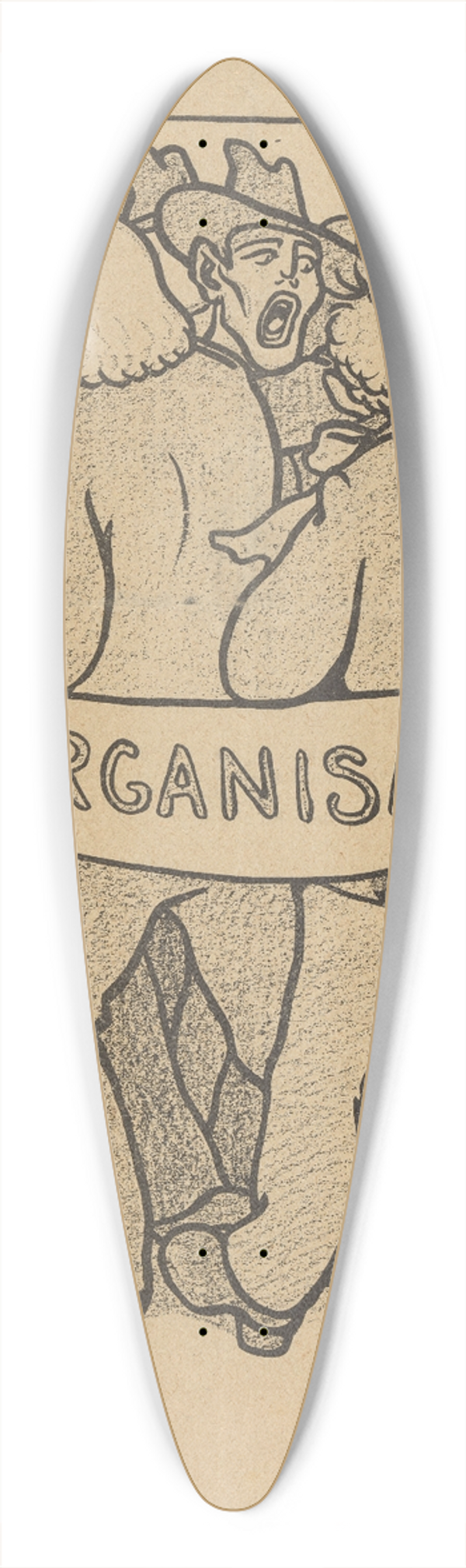 Albert Hahn - De Notenkraker, 7 september 1907 ; De Anarchistische Internationale 39.3 inch art pintail longboard deck