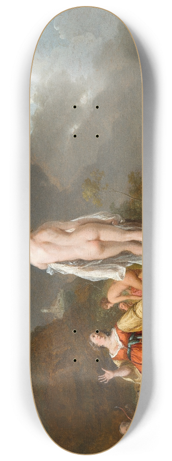 Bartholomeus Breenbergh - Landscape With Nymphs and Diana 8.25 inch art skate deck