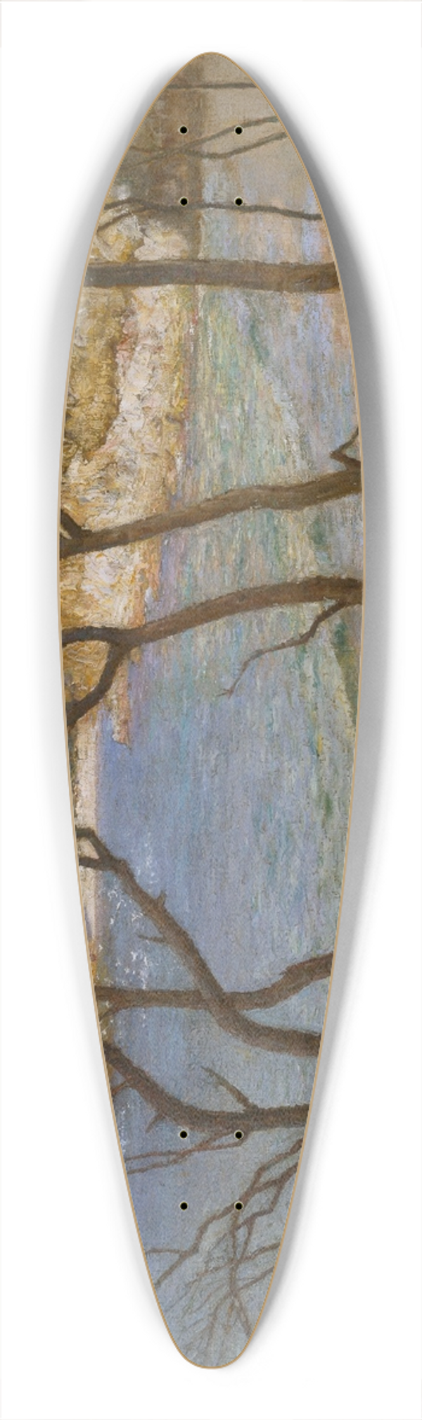 Albert Hanson - Pacific beaches 39.3 inch art pintail longboard deck