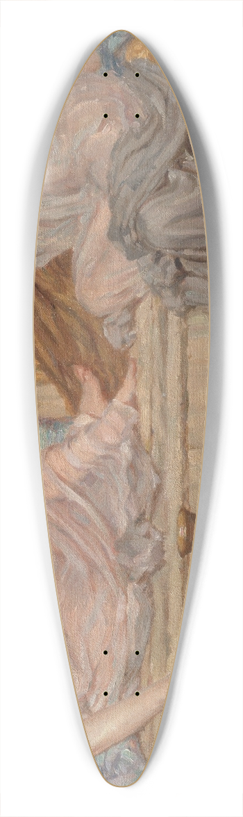 Albert Joseph Moore - Beads (Study) 39.3 inch art pintail longboard deck