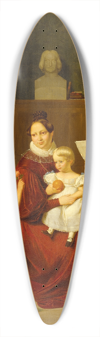 Albert Kchler - Colonel And Mrs Paulsen 39.3 inch art pintail longboard deck