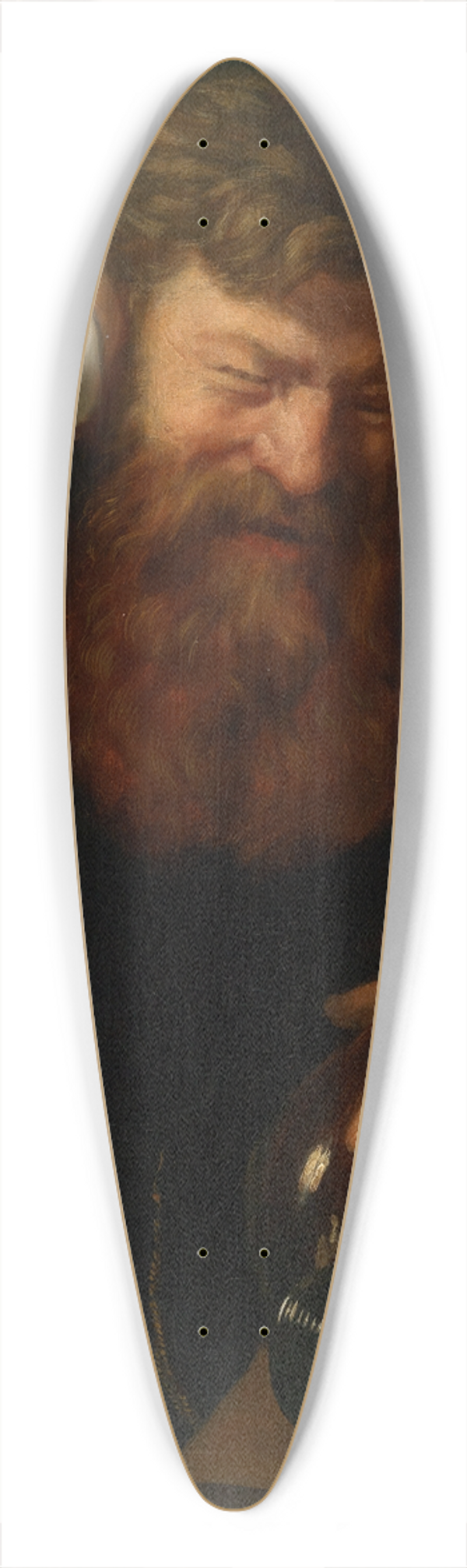 Albert Lang - Der Zecher 39.3 inch art pintail longboard deck