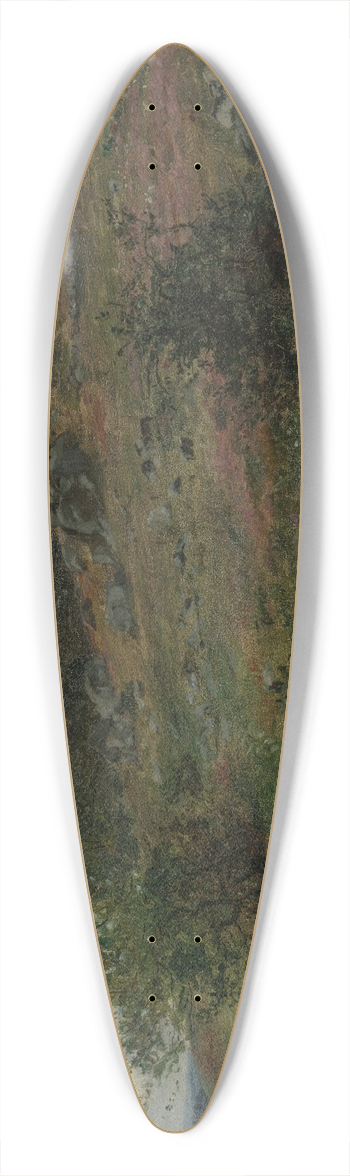 Albert Lang - Heidelandschaft bei Klein-Sassen in der Rhn 39.3 inch art pintail longboard deck