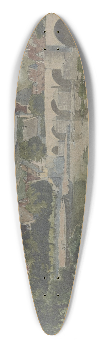 Albert Lang - Ochsenfurt am Main 39.3 inch art pintail longboard deck