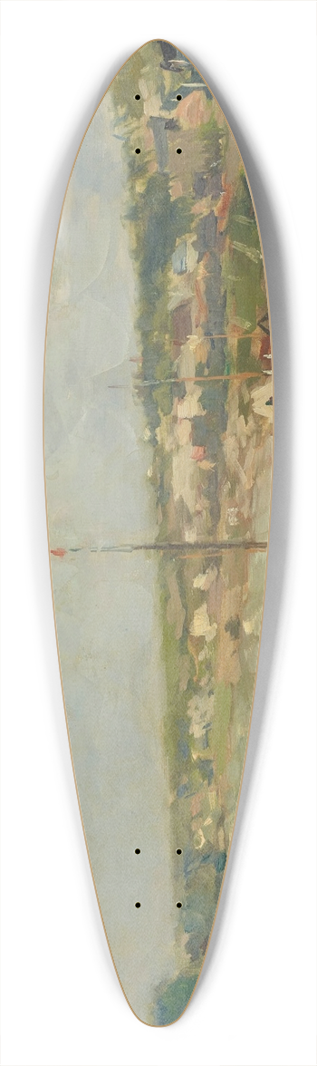 Albert Lebourg - La Seine au Bas-Meudon 39.3 inch art pintail longboard deck