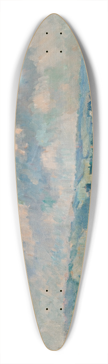 Albert Lebourg - Rouen, le Faubourg Saint-Sever et le pont Boieldieu 39.3 inch art pintail longboard deck