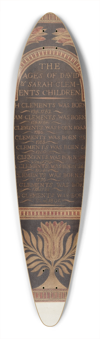 Albert Levone - Birth Record 39.3 inch art pintail longboard deck