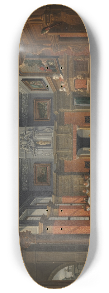 Bartholomeus van Bassen - Interior with a Company 8.25 inch art skate deck