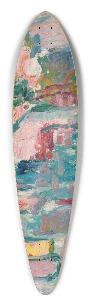 Albert Marquet - Arcueil 39.3 inch art pintail longboard deck