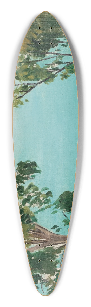 Albert Marquet - La plage vue  travers les eucalyptus 39.3 inch art pintail longboard deck